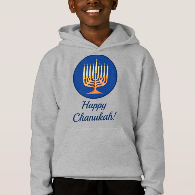 Happy Chanukah! Menorah Personalised  (Front)