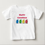 Happy Chanukah T-shirt<br><div class="desc">Happy Chanukah T-shirt with dreidelshanukah hannukkah Chanukdah</div>
