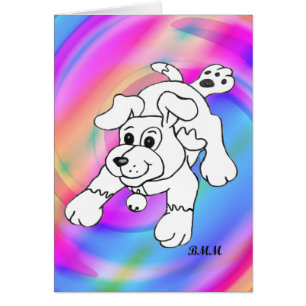 Happy Charcoal Pencil Dog Lineart Drawing