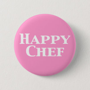 Happy Chef Gifts 6 Cm Round Badge