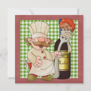 Happy Chef Invitation
