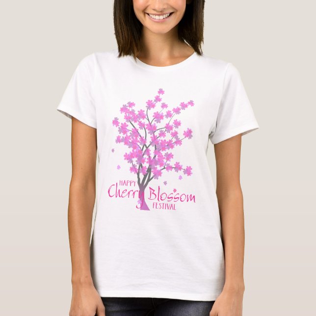 Happy Cherry Blossom Festival 4 T-Shirt (Front)