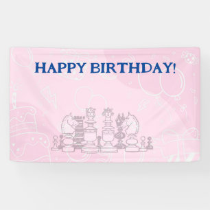 Happy Chess birthday Banner