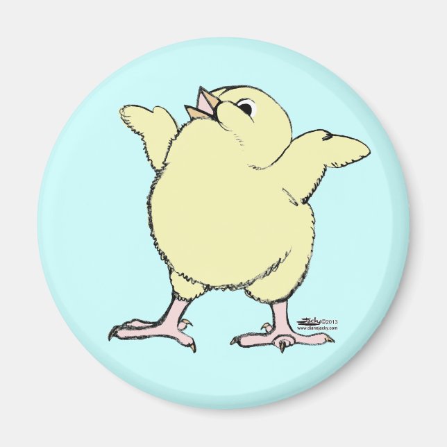 Happy Chick Magnet (Front)