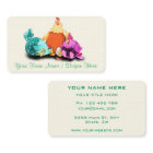 Happy Chicken Farm Funny Business Card Template