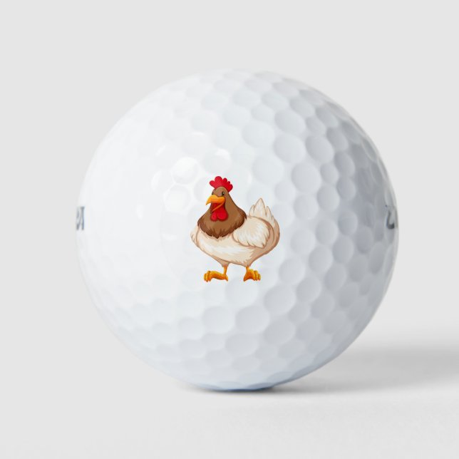 Happy chicken golf balls (Front)