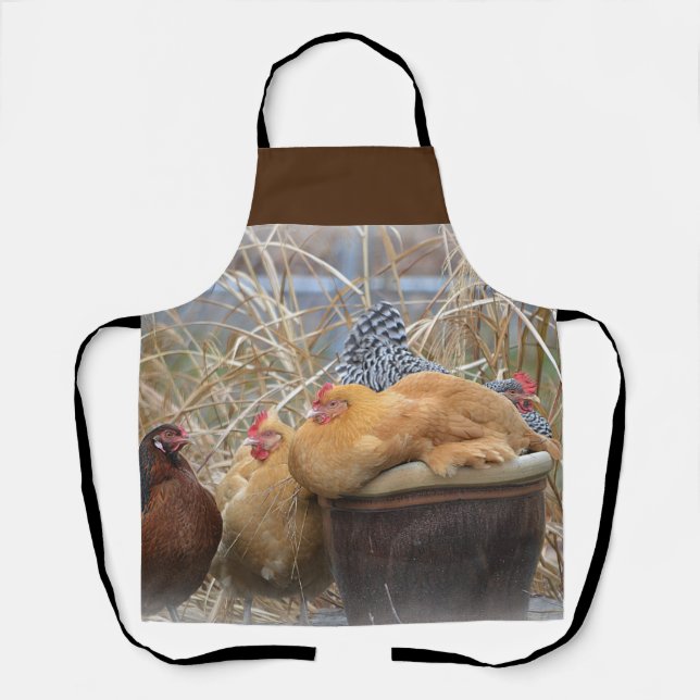 Happy Chickens Apron (Front)