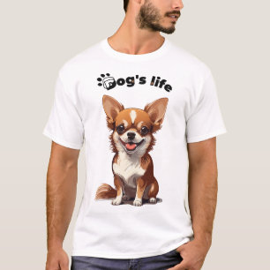 Happy Chihuahua � Cute Design for Dog Lovers T-Shirt