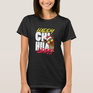 Happy Chihualidays Chihuahua Christmas T-Shirt