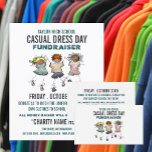 Happy Children, Casual Dress Day Fundraiser Advert Flyer<br><div class="desc">Happy Children,  Casual Dress Day Fundraiser Advertising Flyer by The Business Card Store.</div>