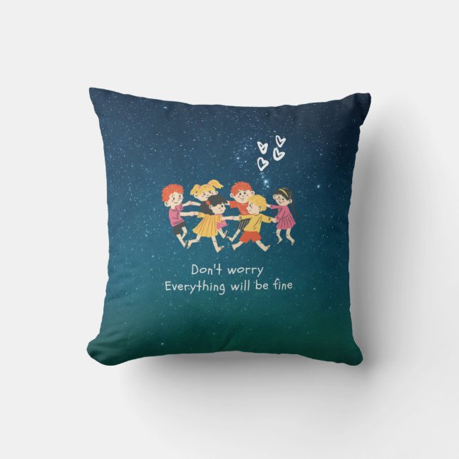 Happy Children  Cushion (Front)