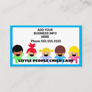 Happy Children Daycare  Business Card
