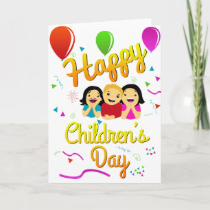 Happy Children's Day Greeting Card