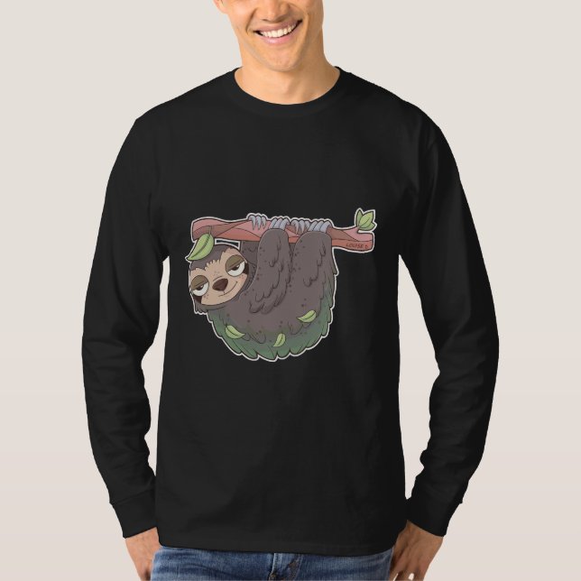 Happy Chillin Sloth T-Shirt (Front)