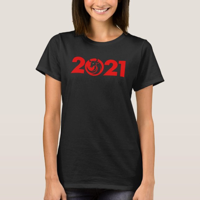 Happy Chinese New Year 2021 Year of the Ox Year of T-Shirt (Front)