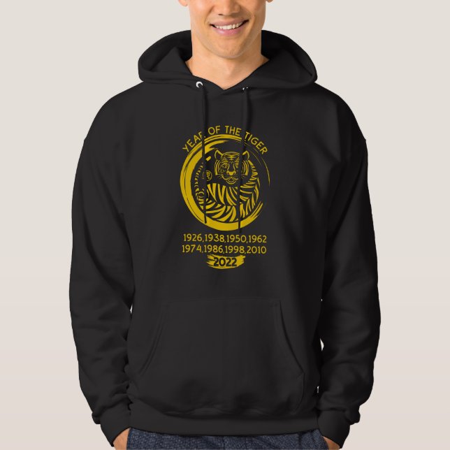 Happy Chinese New Year 2022 Year Of The Tiger Hoodie (Front)