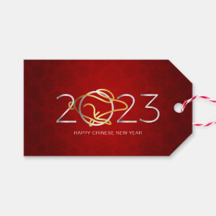 Happy Chinese New Year 2023 Poster Gift Tags