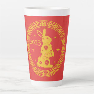 Happy Chinese New Year 2023 Rabbit  Latte Mug