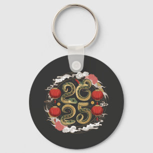Happy Chinese New Year 2025 Snake Culture Key Ring