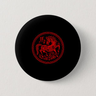 Happy Chinese New Year 2026 Traditional Year Of Th 6 Cm Round Badge