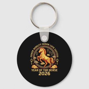 Happy Chinese New Year 2026 Year Of The Horse 2026 Key Ring