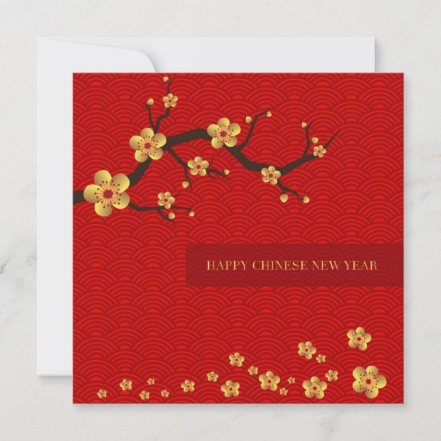 Happy Chinese New Year Holiday Card (Front)