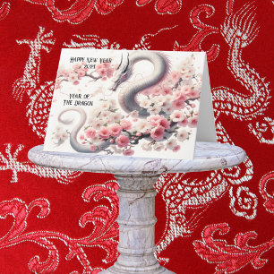 Happy Chinese New Year Of The Dragon Card