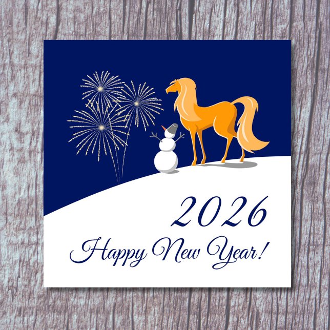 Happy Chinese New Year of the Fire Horse 2026 Card (Creator Uploaded)