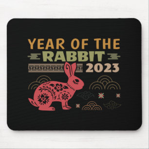 Happy Chinese New Year of the Rabbit 2023 Mouse Mat