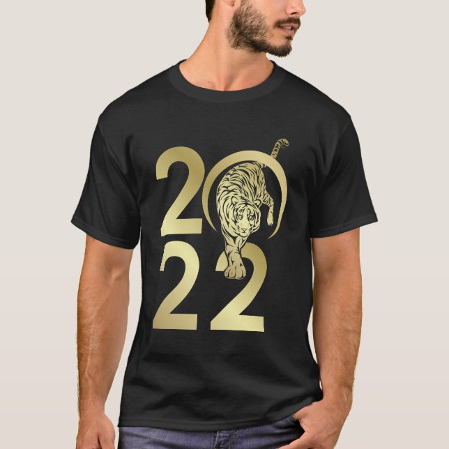 Happy Chinese New Year of the Tiger 2022 T-Shirt (Front)