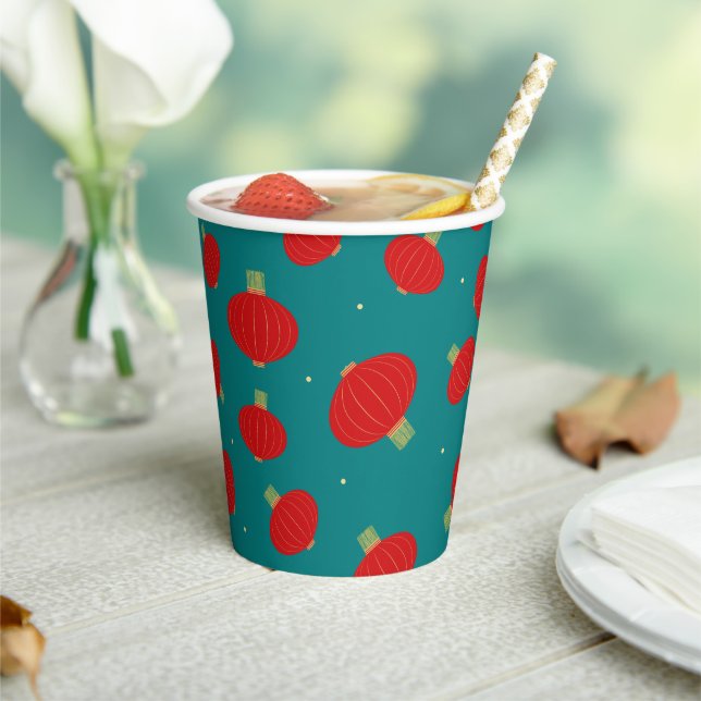 Happy Chinese New Year Paper Cups (Insitu)