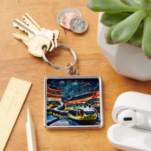 Happy Chinese New Year Snake 2025 LMSqK Key Ring