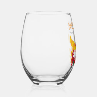 Happy Chinese New Year Stemless Wine Glass