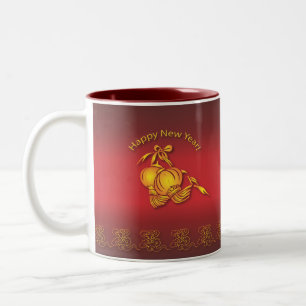 Happy Chinese New Year! Two-Tone Coffee Mug