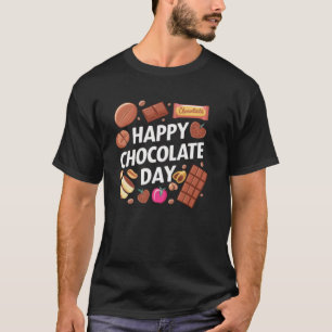 "Happy Chocolate Day" Fun Candy T-Shirt