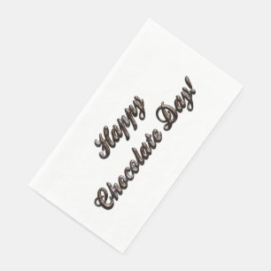 Happy Chocolate Day Napkin