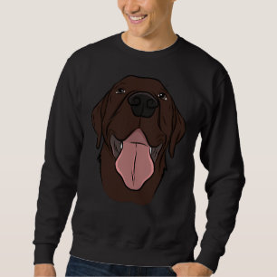 Happy Chocolate Lab Sweatshirt
