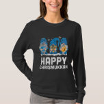 Happy Chrismukkah 2021 With Menorah Dreidel Gnome T-Shirt<br><div class="desc">Happy Chrismukkah 2021 With Menorah Dreidel Gnome Hanukkah Shirt. Perfect gift for your dad,  mom,  papa,  men,  women,  friend and family members on Thanksgiving Day,  Christmas Day,  Mothers Day,  Fathers Day,  4th of July,  1776 Independent day,  Veterans Day,  Halloween Day,  Patrick's Day</div>