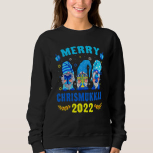 Happy Chrismukkah 2022 Gnomes Hanukkah Jewish Holi Sweatshirt