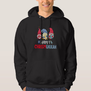 Happy Chrismukkah Gnomes Hanukkah Merry Christmas  Hoodie