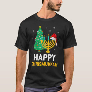 Happy Chrismukkah Hanukkah And Christmas T-Shirt