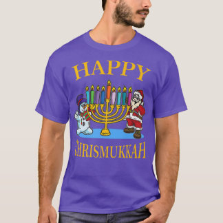 Happy Chrismukkah  Hanukkah Christmas Celebration  T-Shirt