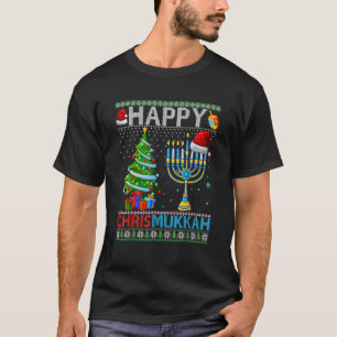 Happy Chrismukkah Jewish Christmas Hanukkah Chanuk T-Shirt