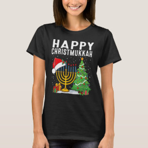 Happy Chrismukkah Jewish Christmas Hanukkah Holida T-Shirt