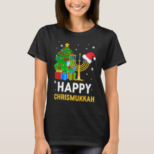 Happy Chrismukkah Jewish Christmas Hanukkah Holida T-Shirt