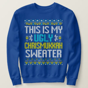 Happy Chrismukkah Jewish Christmas Hanukkah Sweatshirt