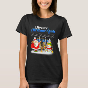 Happy Chrismukkah Jewish Christmas Hanukkah T-Shirt