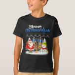 Happy Chrismukkah Jewish Christmas Hanukkah T-Shirt<br><div class="desc">Santa Christmas Boys Kids Youth Men. Funny Humour graphic tee costume for those who believe in Santa Claus,  love Deer,  Reindeer,  Elf,  Elves,  singing songs,  party decorations,  tree,  hat,  socks This Christmas tee with Graphic is great Christmas gift</div>