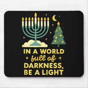 Happy Chrismukkah Merry Christmas Happy Chanukah J Mouse Mat