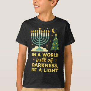 Happy Chrismukkah Merry Christmas Happy Chanukah J T-Shirt